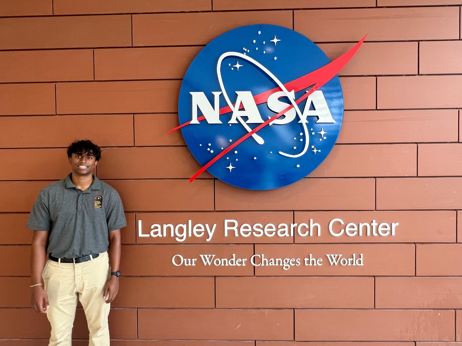 Saatvik Sunilraj - VASTS Scholar at NASA Langley